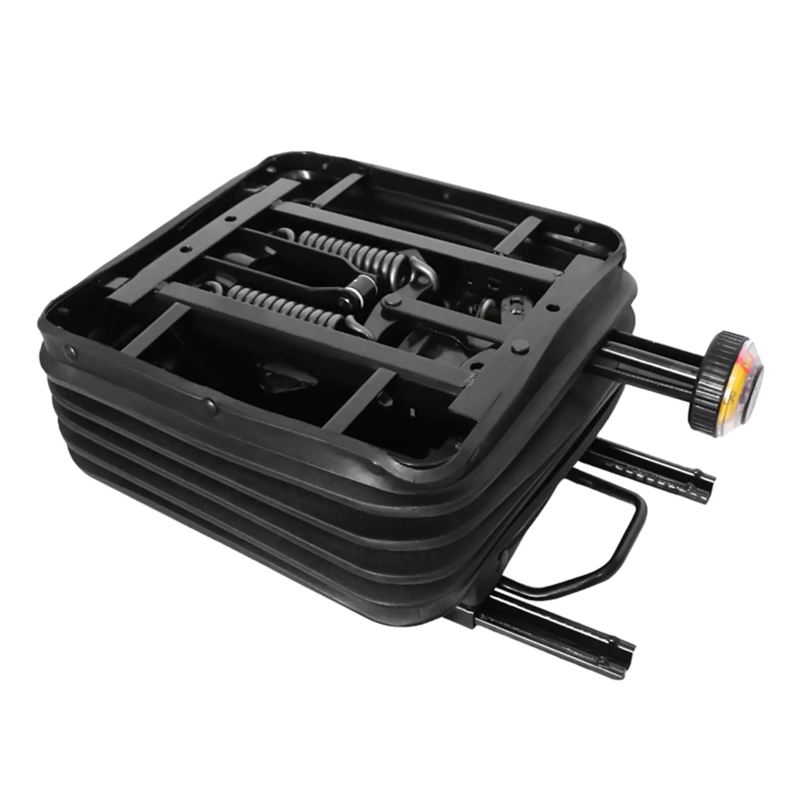 Heavy-Duty Suspension Seat Mechanical Shock Absorber Base,Dual-Spring Vibration Reduction Full Dust Cover for Tractor, Forklift
Heavy-Duty Suspension Seat Mechanical Shock Absorber Base,Dual-Spring Vibration Reduction Full Dust Cover for Tractor, Forklift