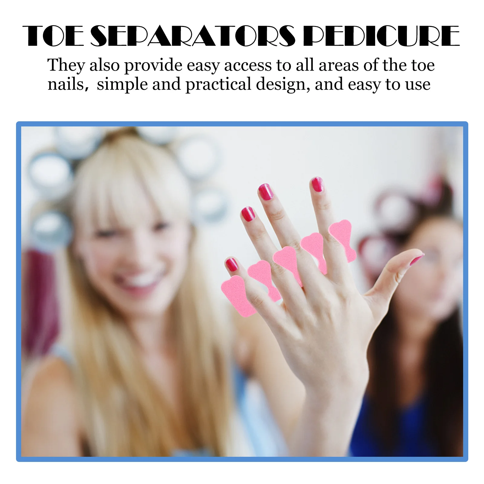 100pcs Toe Separators Nail Polish Foam Pedicure Sponges Finger Splitter Random Dry Easy Access Practical Design 
100pcs Toe Separators Nail Polish Foam Pedicure Sponges Finger Splitter Random Dry Easy Access Practical Design