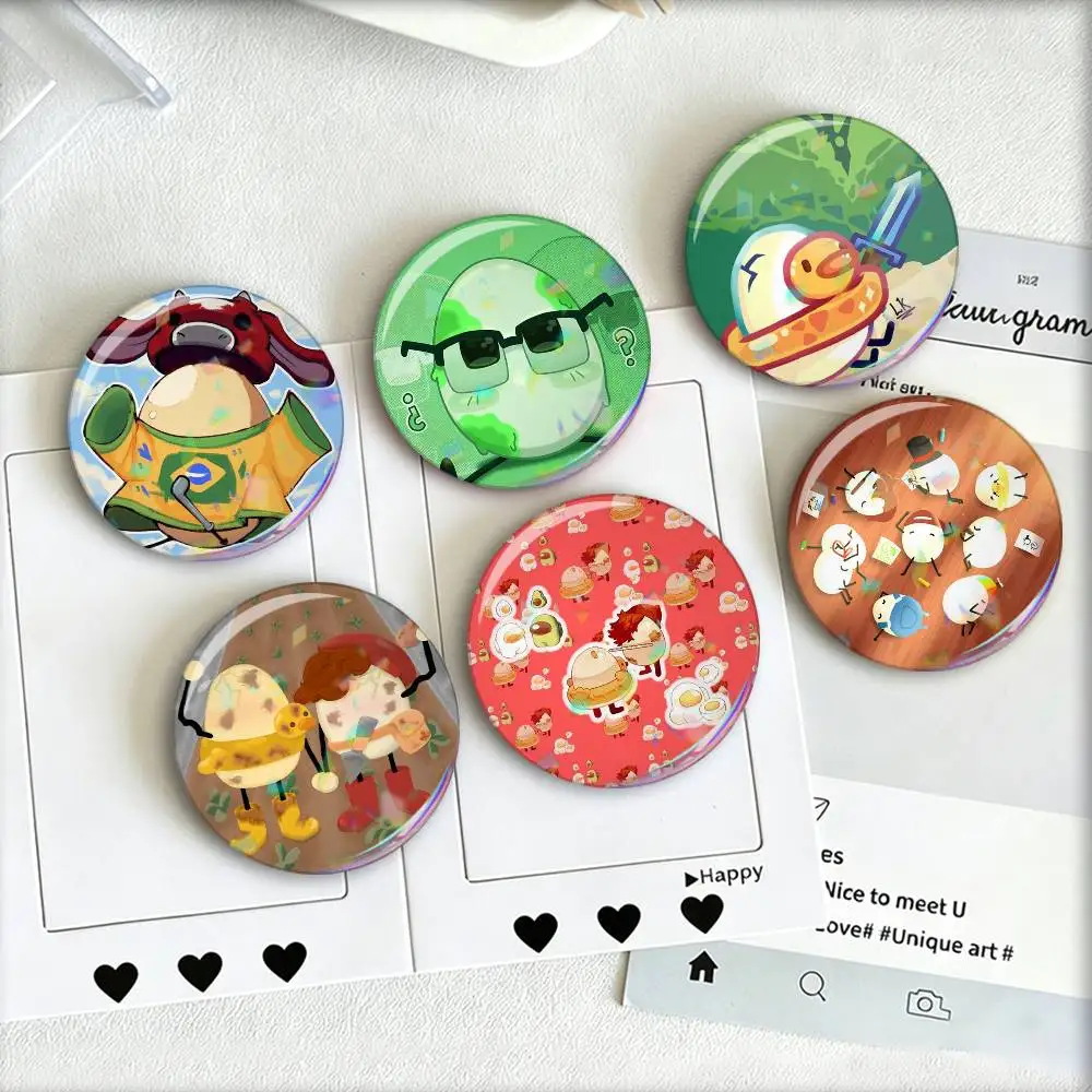 Q-SMP E-ggs Game Badge 25 32 44 58 75 mm Round Fans Collect Friends Gifts Brooch Souvenir
Q-SMP E-ggs Game Badge 25 32 44 58 75 mm Round Fans Collect Friends Gifts Brooch Souvenir