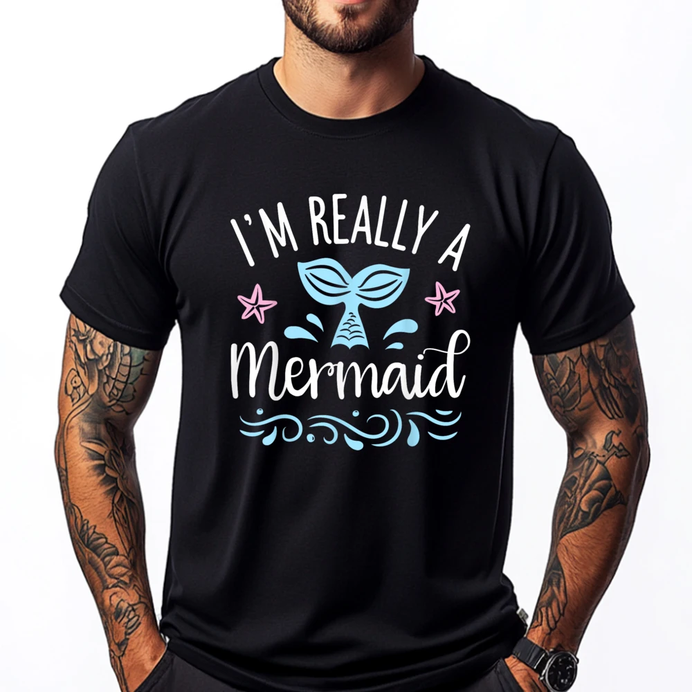 I M Really A Mermaid Human Costume Big And Tall T Shirts Original Mens T-Shirts Mother's Day Graphic Tshirts
I M Really A Mermaid Human Costume Big And Tall T Shirts Original Mens T-Shirts Mother's Day Graphic Tshirts