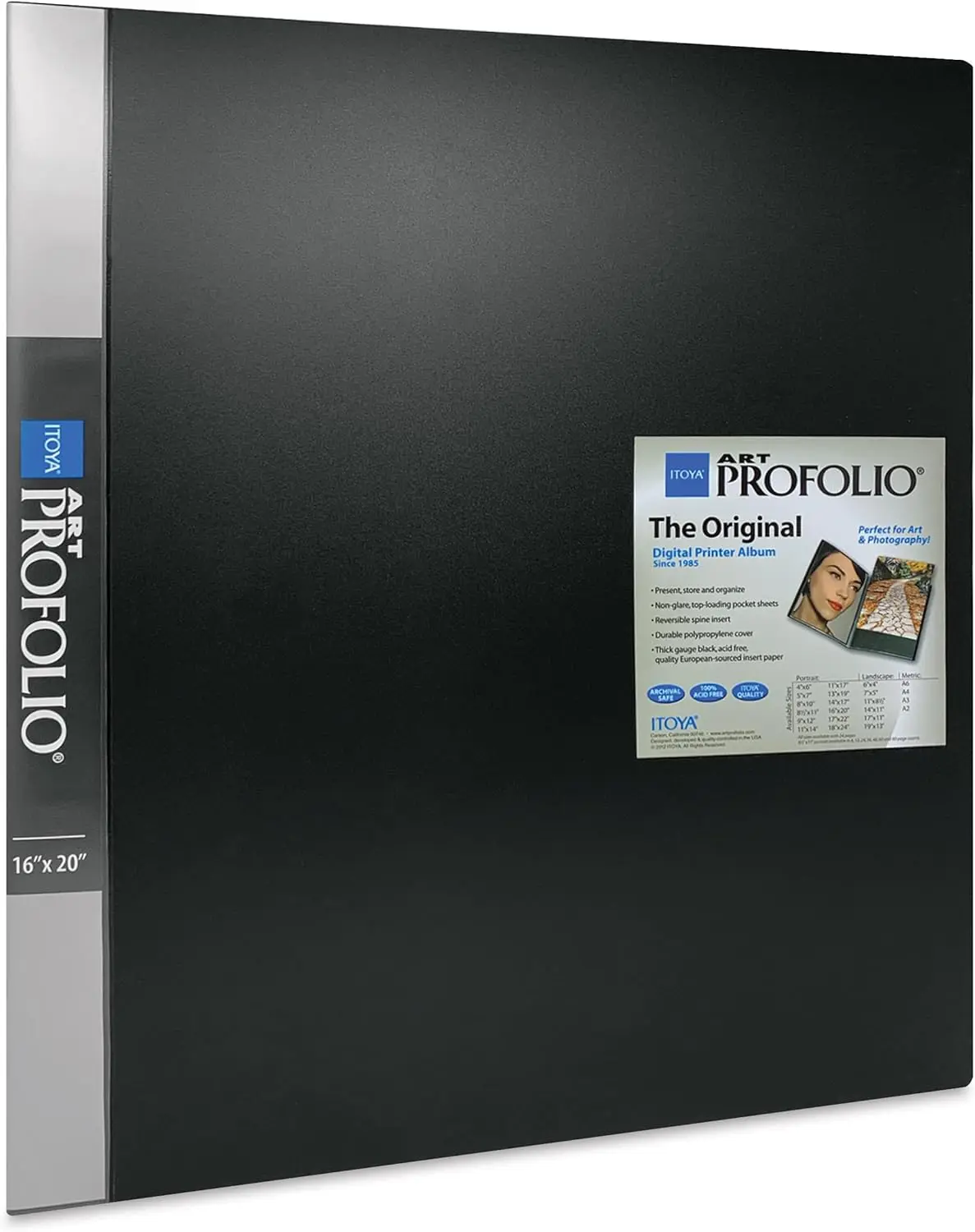 16x20 Inch Art Portfolio Storage Book, 24 Pages for Display and Organization
16x20 Inch Art Portfolio Storage Book, 24 Pages for Display and Organization