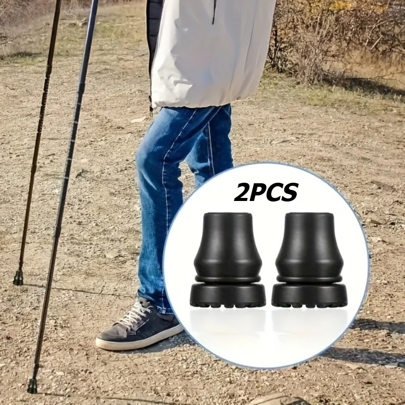 2-pack of rubber cane heads, easy-to-install replacement cane heads, suitable for most canes and walking sticks.
2-pack of rubber cane heads, easy-to-install replacement cane heads, suitable for most canes and walking sticks.