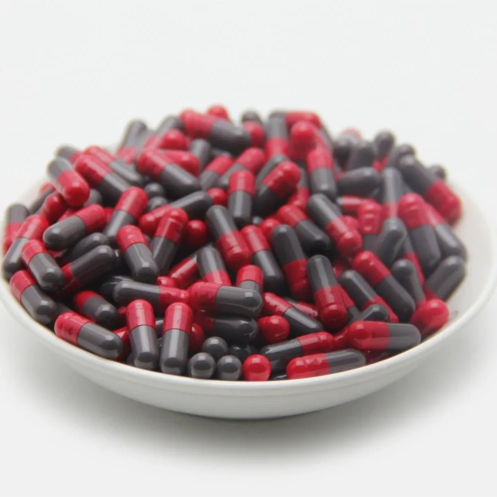 1000PCS Standard Sizes 4# Capsules! Empty Gelatin Capsules Red + Grey Hollow Hard Gelatin Capsules
1000PCS Standard Sizes 4# Capsules! Empty Gelatin Capsules Red + Grey Hollow Hard Gelatin Capsules
