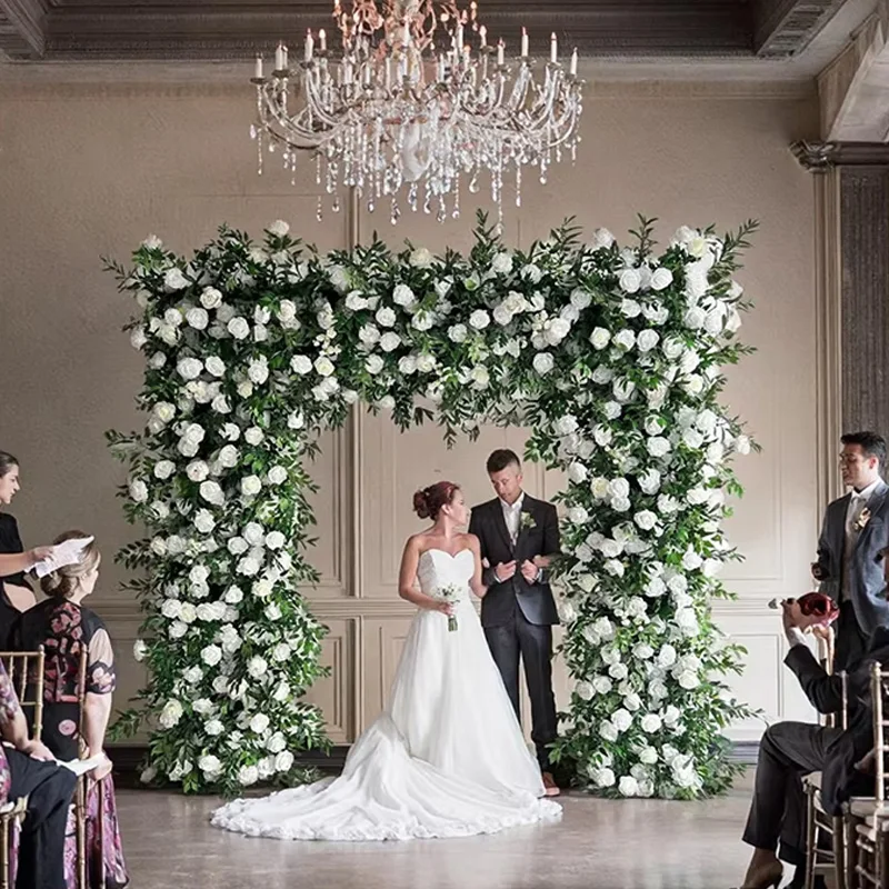 Wholesale Luxury White Square Wedding Flower Arch Artificial Flower Party Background Wedding Party 3D 5D Flower Wall
Wholesale Luxury White Square Wedding Flower Arch Artificial Flower Party Background Wedding Party 3D 5D Flower Wall
