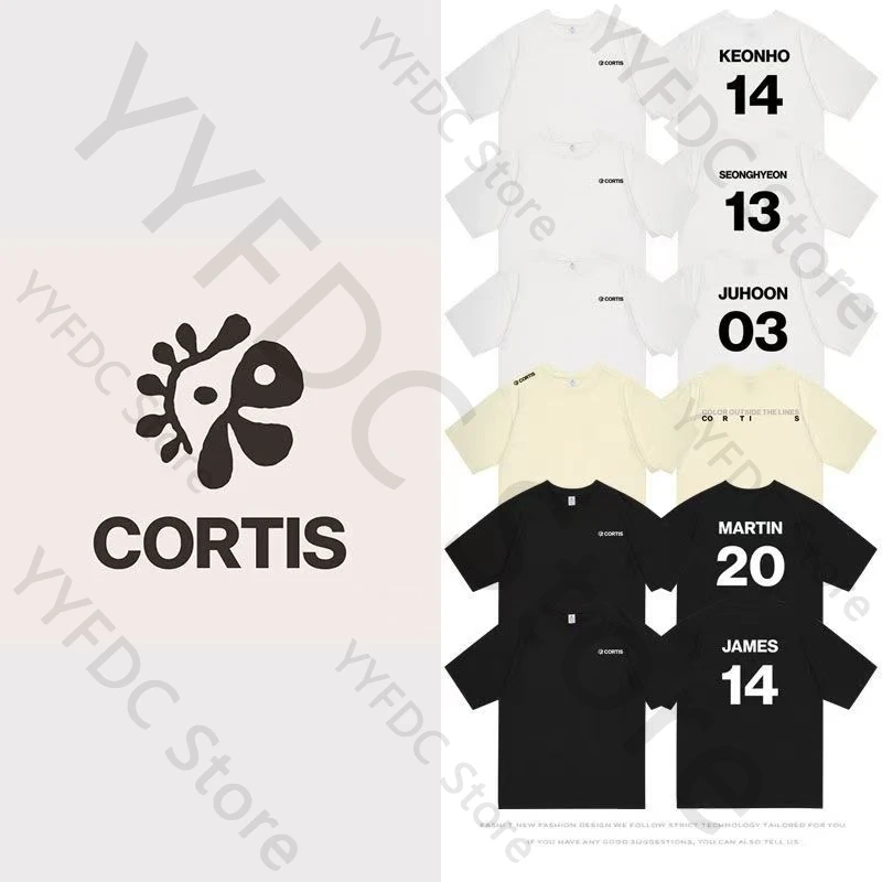  Футболка CORTIS MARTIN JAMES JUHOON SEONGHYEON KEONHO Футболка с короткими рукавами и буквенным принтом Альбом ЦВЕТ OUTSIDE THE LINES Футболка
Футболка CORTIS MARTIN JAMES JUHOON SEONGHYEON KEONHO Футболка с короткими рукавами и буквенным принтом Альбом ЦВЕТ OUTSIDE THE LINES Футболка