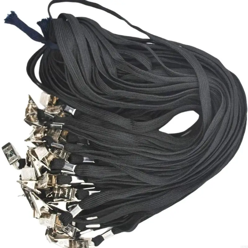 100 Pcs Lanyard with Clip Safety Lanyards Flat Neck Lanyard Neck Straps Black Lanyards for School Activity Classroom H8WD
100 Pcs Lanyard with Clip Safety Lanyards Flat Neck Lanyard Neck Straps Black Lanyards for School Activity Classroom H8WD