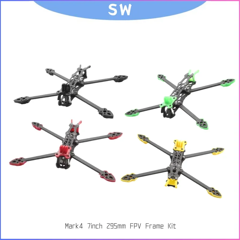Mark4 Mark 4, 7 дюймов, 295 мм, толщина руки 5 мм для FPV Racing Drone Quadcopter, комплект рамы для фристайла
Mark4 Mark 4, 7 дюймов, 295 мм, толщина руки 5 мм для FPV Racing Drone Quadcopter, комплект рамы для фристайла