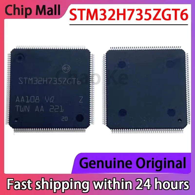 1PCS STM32H735ZGT6 STM32H735IGT6 STM32H735 Package LQFP-144 New Microcontroller IC in Stock
1PCS STM32H735ZGT6 STM32H735IGT6 STM32H735 Package LQFP-144 New Microcontroller IC in Stock