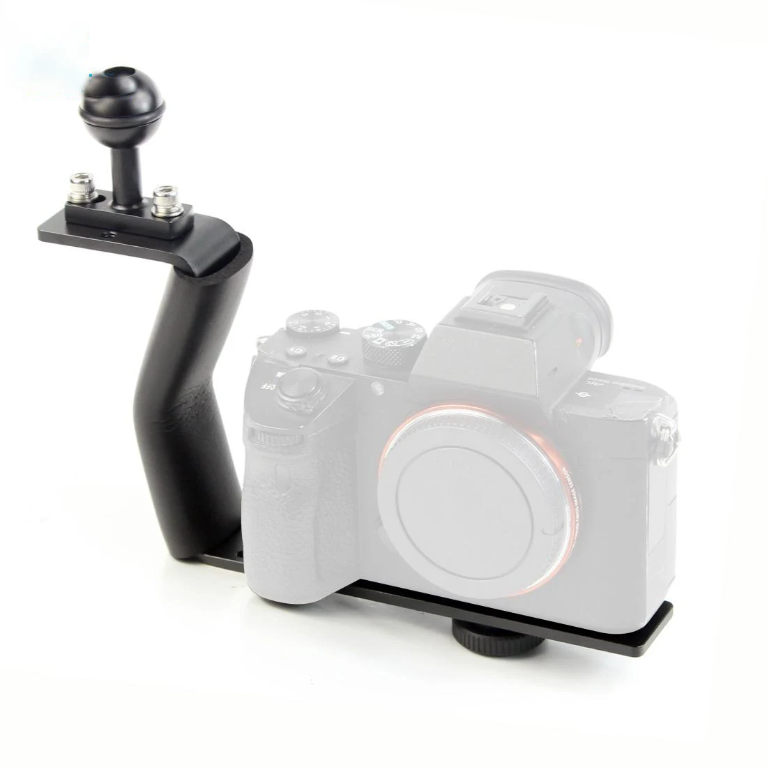 Diving Z Type Handle Mount with Base Adapter Lightweight SLR Sports Camera Single Handle Ball Support Extension Z Shape Brac
Diving Z Type Handle Mount with Base Adapter Lightweight SLR Sports Camera Single Handle Ball Support Extension Z Shape Brac
