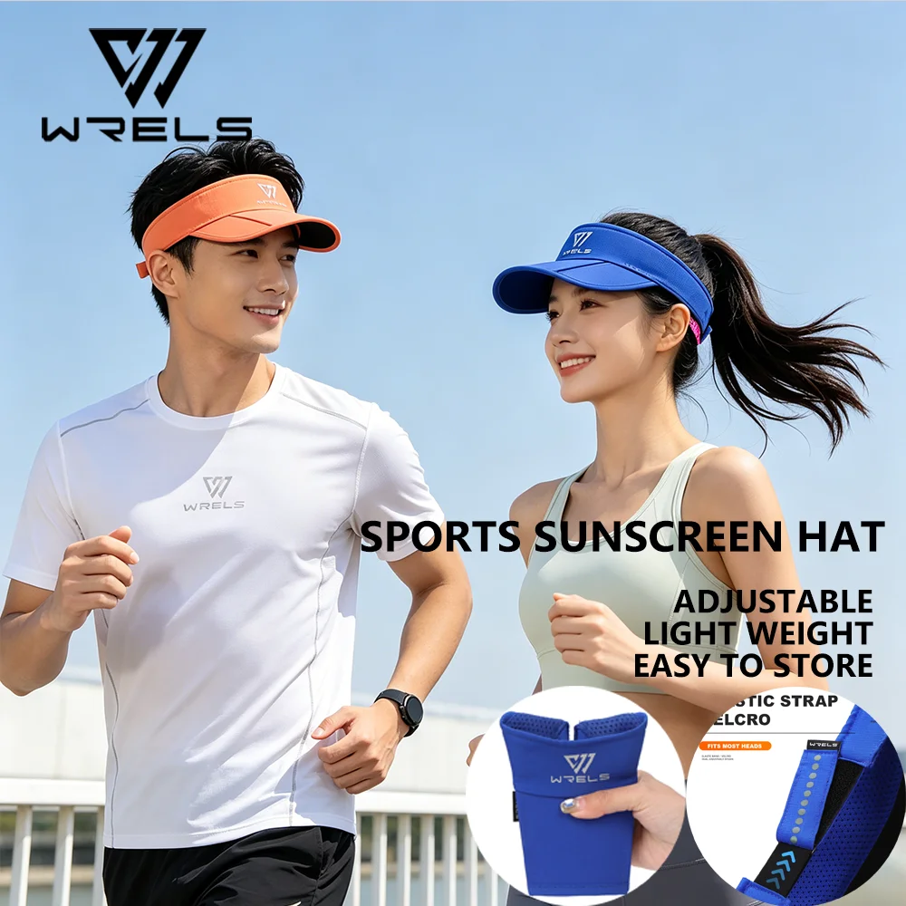 WRELS Sun Visor Cap UPF 50+ UV Protection Breathable Cooling Running Hat Tennis Golf Foldable Headband Visor Sunshield Wide Brim
WRELS Sun Visor Cap UPF 50+ UV Protection Breathable Cooling Running Hat Tennis Golf Foldable Headband Visor Sunshield Wide Brim