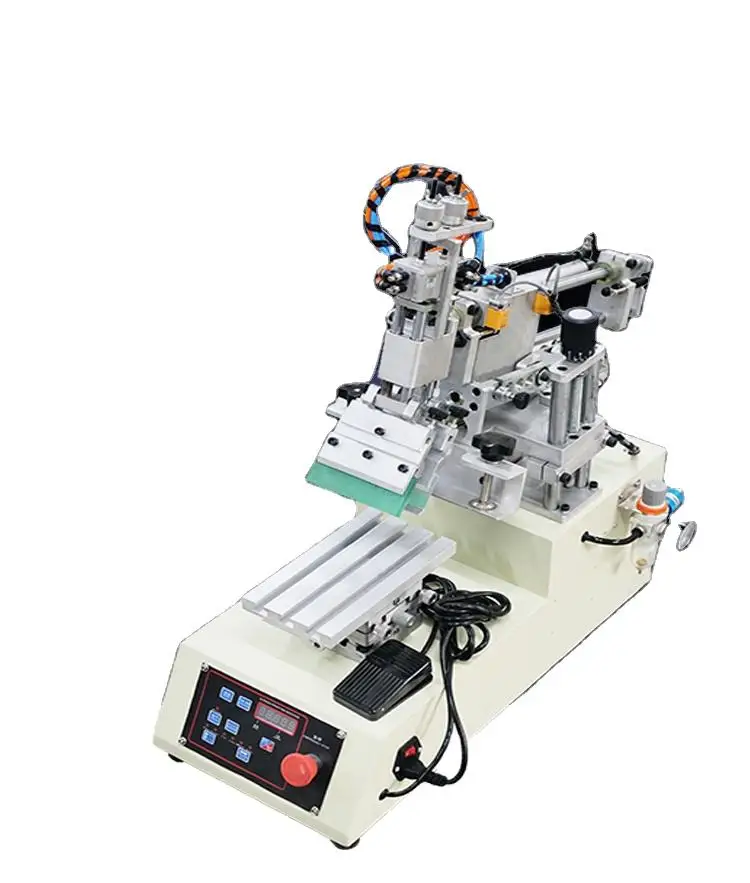 DesktopPVC Silk Screen Printing Machine Flat Screen Printer for Bottle Lid Handbag Trash Cans Semi Auto Screen Printing Machine
DesktopPVC Silk Screen Printing Machine Flat Screen Printer for Bottle Lid Handbag Trash Cans Semi Auto Screen Printing Machine