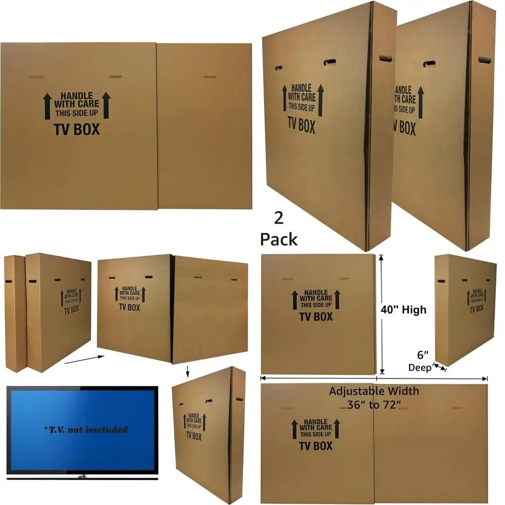 Регулируемый набор ТВ-приставок из 2 предметов для телевизоров с плоским экраном — идеально подходит для перемещения, упаковки и хранения
Регулируемый набор ТВ-приставок из 2 предметов для телевизоров с плоским экраном — идеально подходит для перемещения, упаковки и хранения