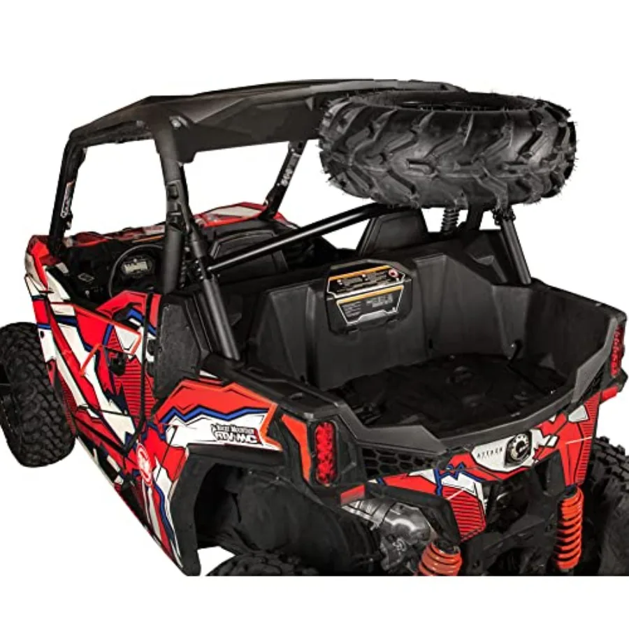 UTV Heavy-Duty Spare Tire Carrier Adjustable Height for Wheel Offset Compatible with Can-Am Maverick Trail 2018-2026/Maverick S
UTV Heavy-Duty Spare Tire Carrier Adjustable Height for Wheel Offset Compatible with Can-Am Maverick Trail 2018-2026/Maverick S