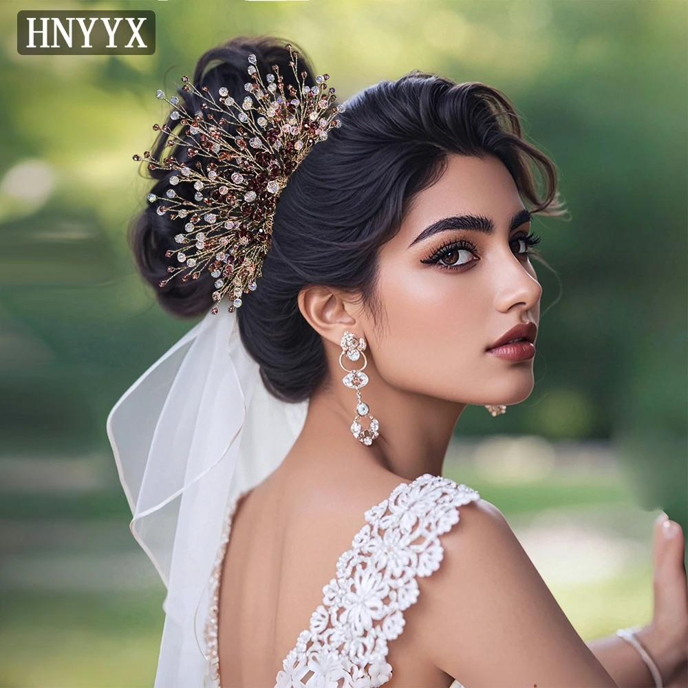 HNYYX Bridal Crystal Hair Comb Vintage Purple Hair Accessories Elegant Women's Hair Comb Evening Prom Jewelry Headpiece A326
HNYYX Bridal Crystal Hair Comb Vintage Purple Hair Accessories Elegant Women's Hair Comb Evening Prom Jewelry Headpiece A326