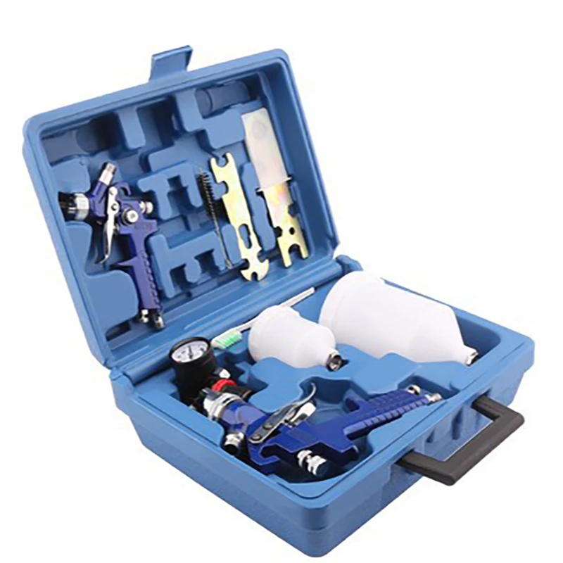 H827+H2000 Spray Gun Set Tool Box 2-Pack Paint Spray Gun Automotive Furniture Spraying Tool
H827+H2000 Spray Gun Set Tool Box 2-Pack Paint Spray Gun Automotive Furniture Spraying Tool