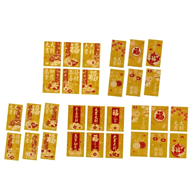 6 Pieces Traditional Lunar New Year Money Packets 2025 Snake Themed Redness Envelopes Chinese Spring Festival Hongbao
6 Pieces Traditional Lunar New Year Money Packets 2025 Snake Themed Redness Envelopes Chinese Spring Festival Hongbao