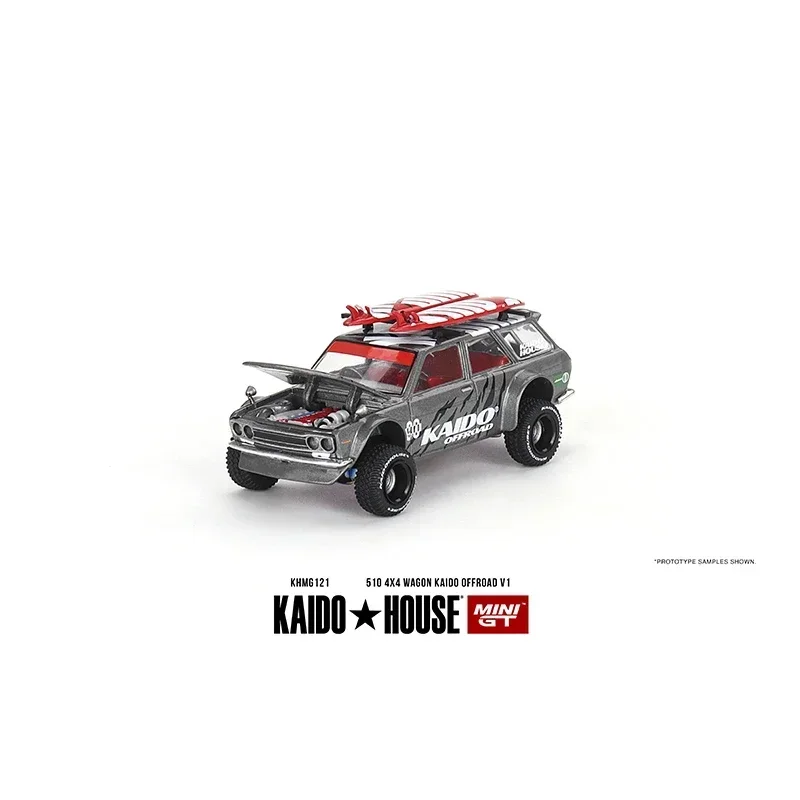 MINIGT KHMG121 In Stock 1:64 510 Wagon 4X4 Offroad V1 Openable Hood Diecast Diorama Car Model Collection Miniature Kaido House
MINIGT KHMG121 In Stock 1:64 510 Wagon 4X4 Offroad V1 Openable Hood Diecast Diorama Car Model Collection Miniature Kaido House