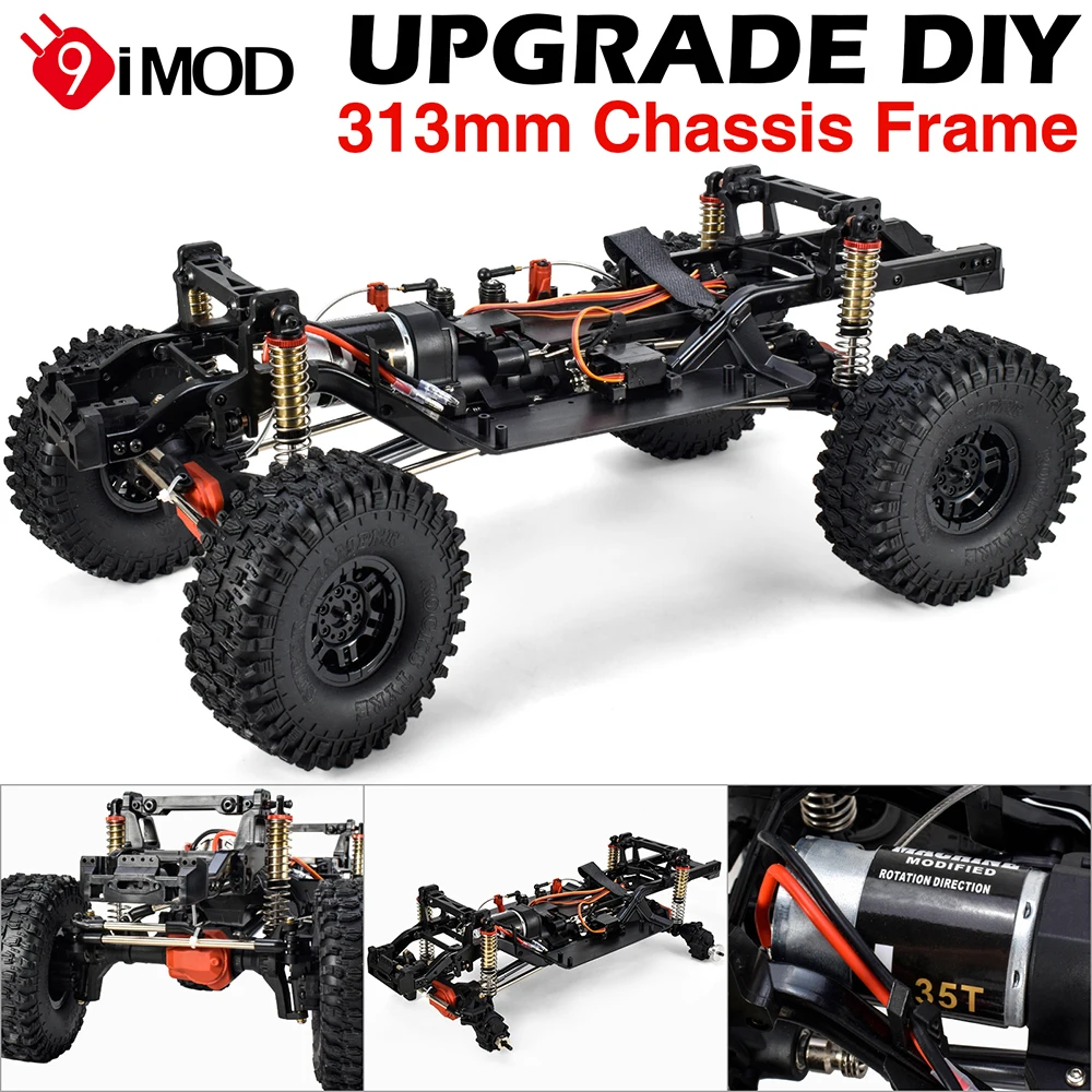 AUSTARHOBBY RC 313mm 2-Speed Transmission Chassis Frame with Differential Portal Axle for Traxxas TRX-4 1/10 Crawler Car Parts
AUSTARHOBBY RC 313mm 2-Speed Transmission Chassis Frame with Differential Portal Axle for Traxxas TRX-4 1/10 Crawler Car Parts