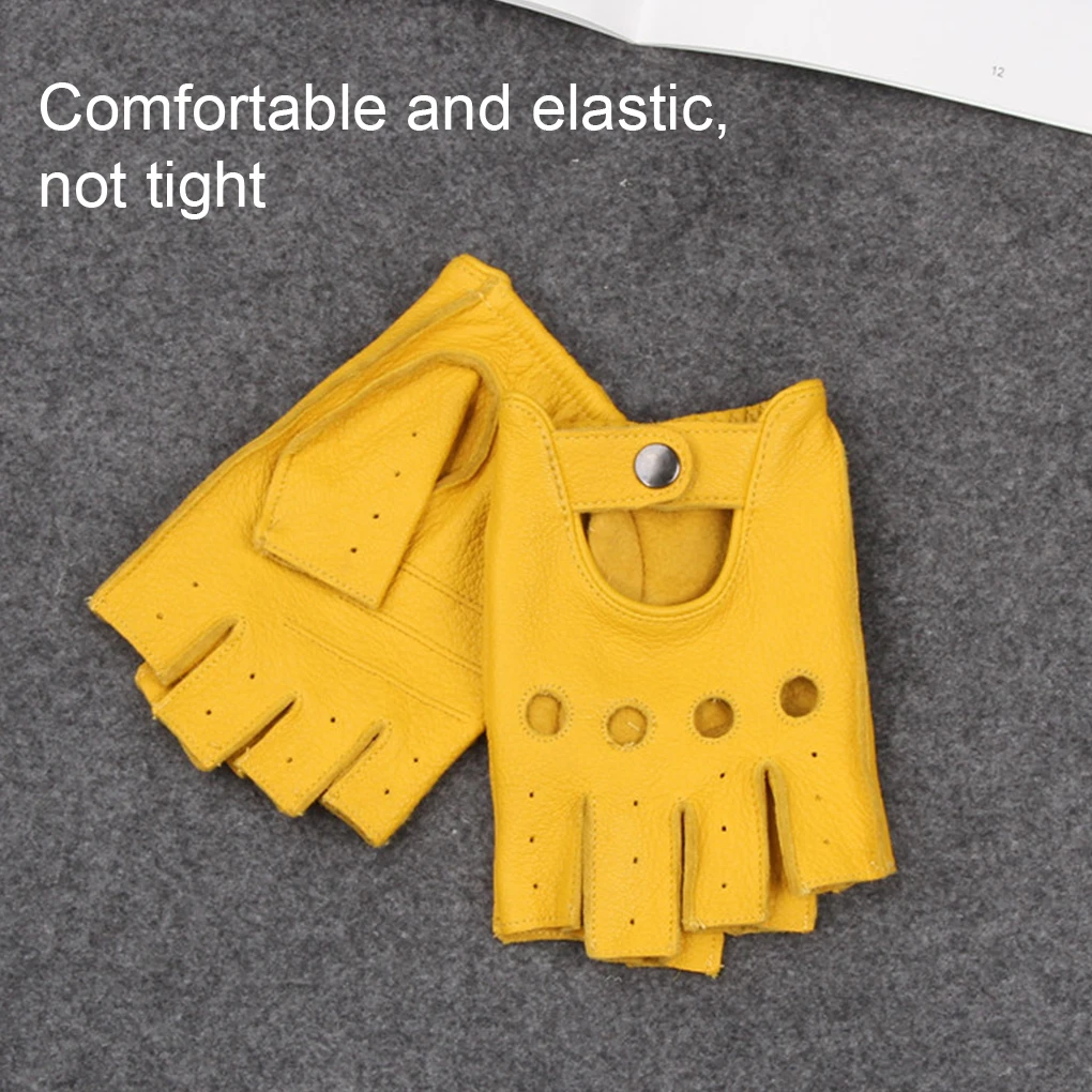 Leather Motorcycle Gloves Designed For Four Seasons Fingerless Driving Gloves Outdoor Gloves
Leather Motorcycle Gloves Designed For Four Seasons Fingerless Driving Gloves Outdoor Gloves
