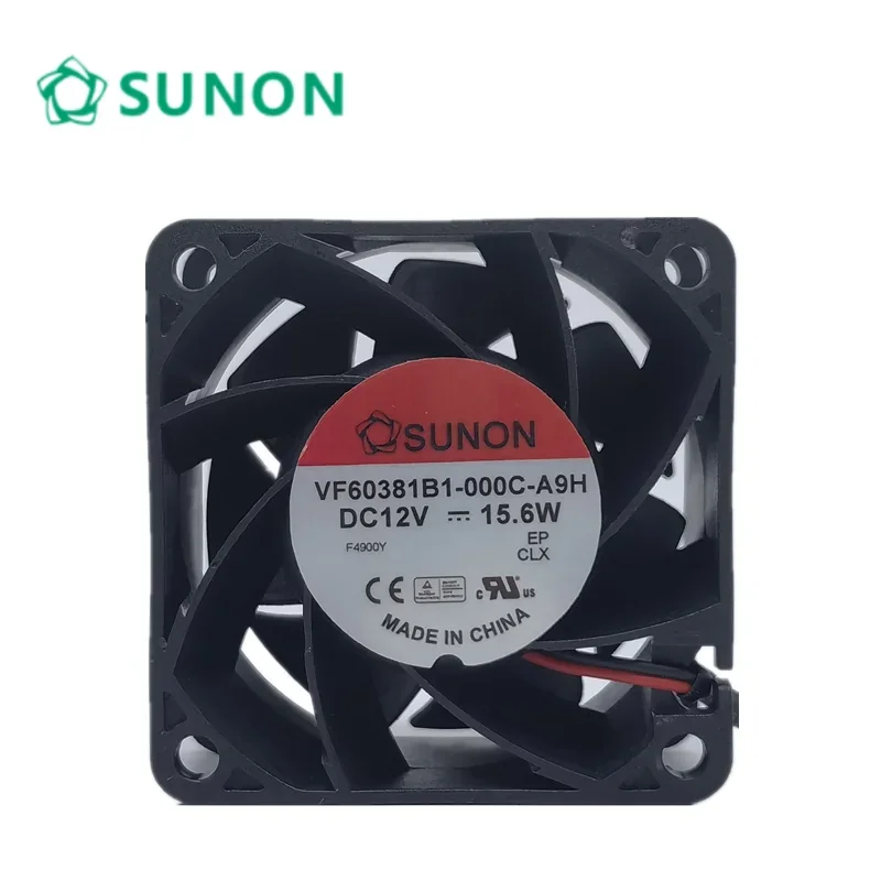 New for Sunon VF60381B1-000C-A9H 12V 15.6w 6038 6cm 60*60*38MM large air volume cooling fan
New for Sunon VF60381B1-000C-A9H 12V 15.6w 6038 6cm 60*60*38MM large air volume cooling fan