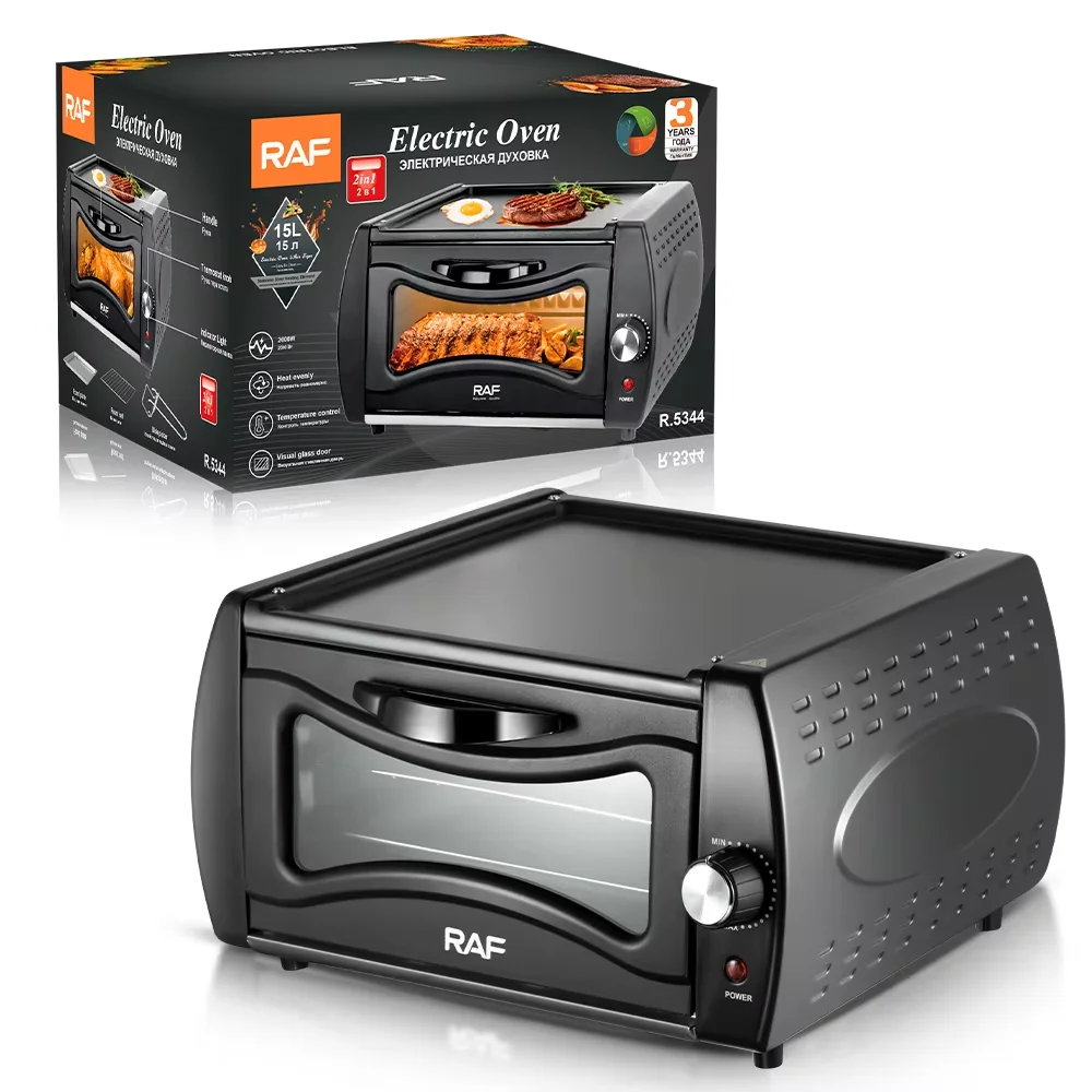 15L Mini Electric Oven 2 in 1 Heat Evenly Temperature Control Visual Glass Door High Quality Multifunctional Oven
15L Mini Electric Oven 2 in 1 Heat Evenly Temperature Control Visual Glass Door High Quality Multifunctional Oven
