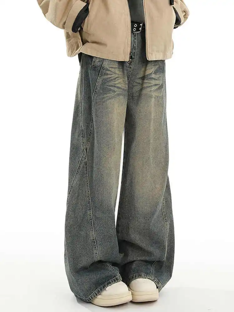 2024 Autumn Women's Casual Aesthetic Harajuku Jeans Vintage Emo Loose Washed Pants Y2K Wide Leg Punk Baggy Blue Denim Trouser
2024 Autumn Women's Casual Aesthetic Harajuku Jeans Vintage Emo Loose Washed Pants Y2K Wide Leg Punk Baggy Blue Denim Trouser