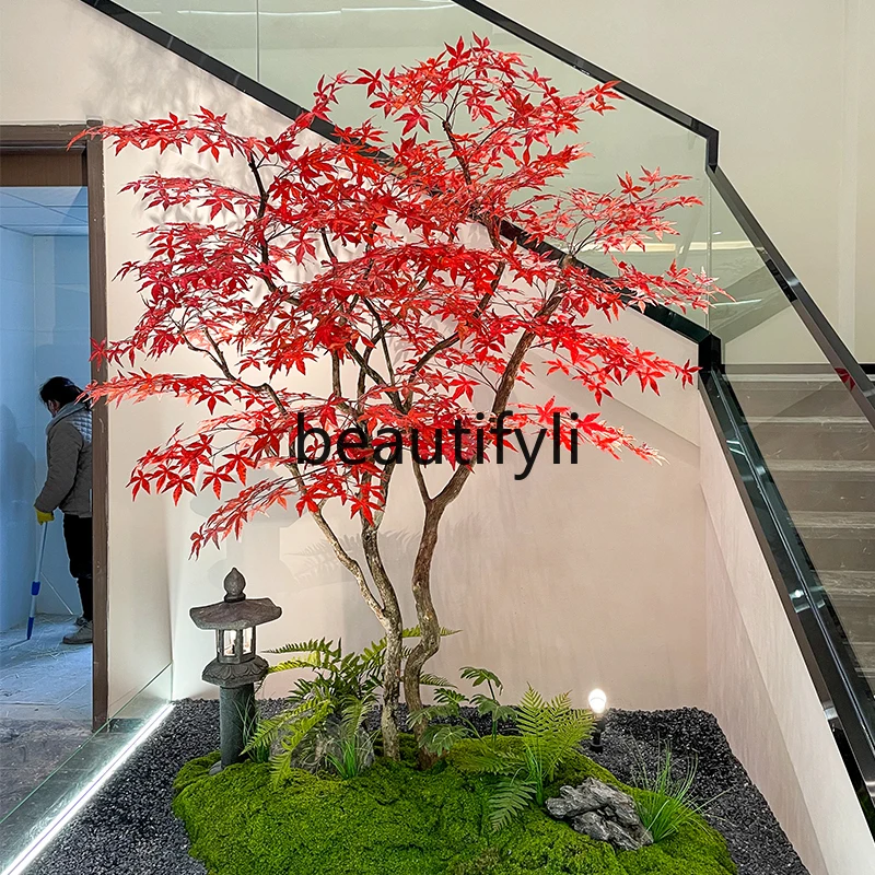 Simulated green plant fake tree indoor and outdoor floor-to-ceiling simple decorative landscaping
Simulated green plant fake tree indoor and outdoor floor-to-ceiling simple decorative landscaping