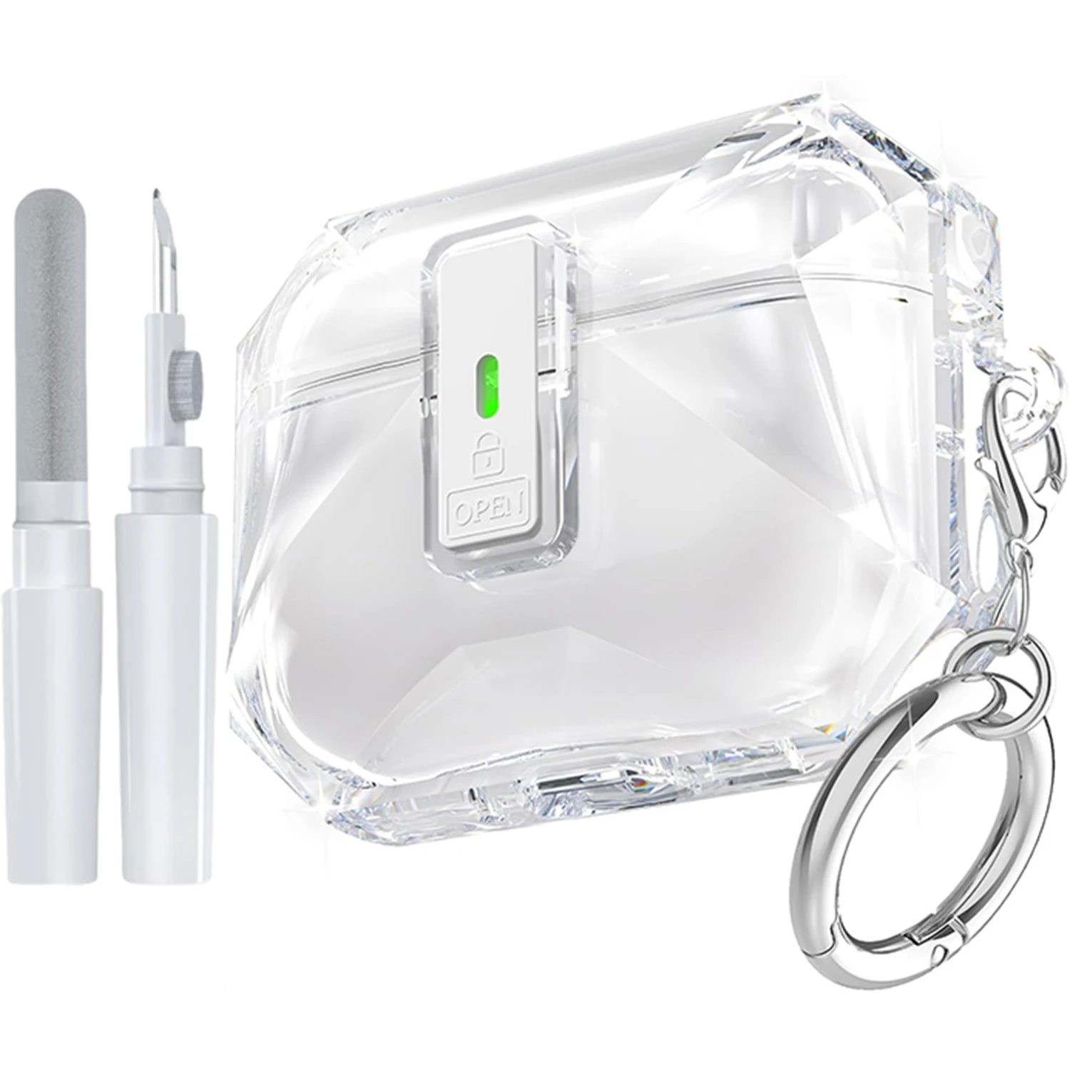 For AirPods Pro 3 Case Cover with Cleaning Kit, Military-Grade Shockproof Transparent Non-Yellowing
For AirPods Pro 3 Case Cover with Cleaning Kit, Military-Grade Shockproof Transparent Non-Yellowing