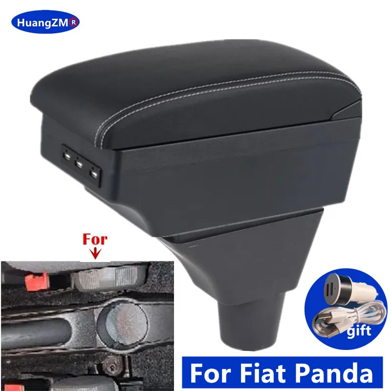 Автомобильный подлокотник для Fiat Panda II 2, ящик для хранения центральной консоли, USB-порт, интерьер, специальная модернизация, автомобильные аксессуары
Автомобильный подлокотник для Fiat Panda II 2, ящик для хранения центральной консоли, USB-порт, интерьер, специальная модернизация, автомобильные аксессуары