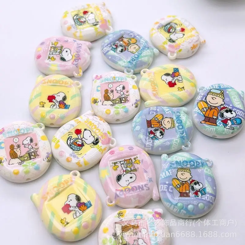 20/50 шт. милые акриловые брелоки Тамагочи Снупи с двусторонней печатью, аксессуары для ключей, цепочки для телефонов, подвески для сумок, подарок
20/50 шт. милые акриловые брелоки Тамагочи Снупи с двусторонней печатью, аксессуары для ключей, цепочки для телефонов, подвески для сумок, подарок