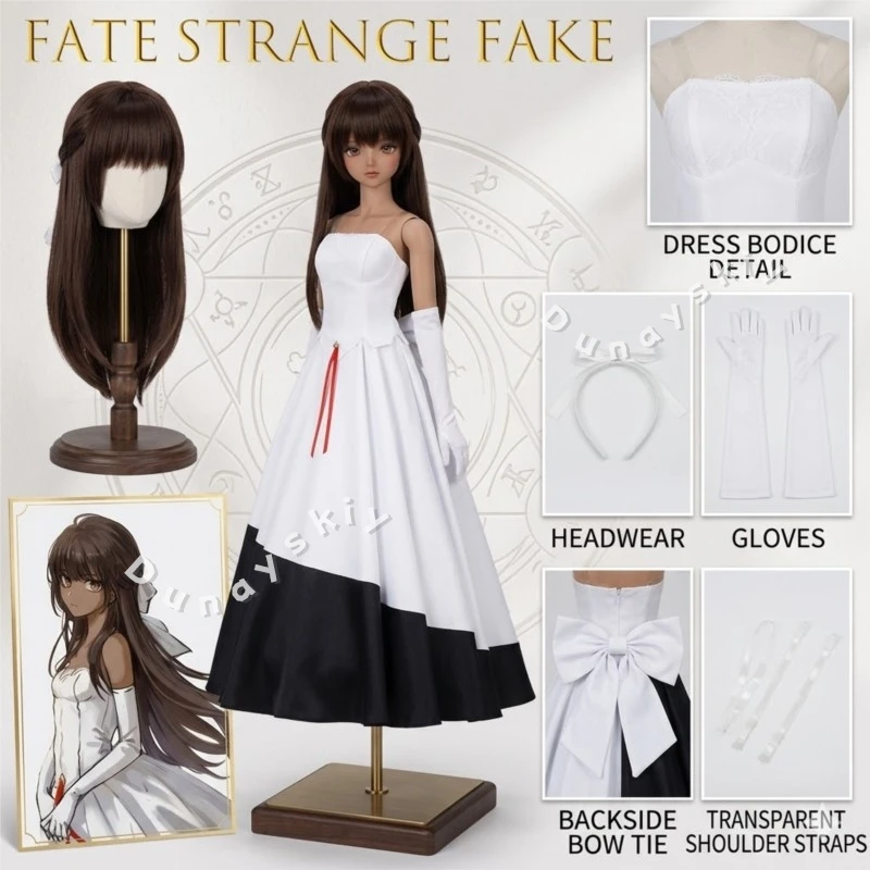 Костюм для косплея Fate Strange Fake Tiné Chelc, наряд персонажа аниме-игры, женское роскошное платье для сценических выступлений, Хэллоуина и вечеринок
Костюм для косплея Fate Strange Fake Tiné Chelc, наряд персонажа аниме-игры, женское роскошное платье для сценических выступлений, Хэллоуина и вечеринок