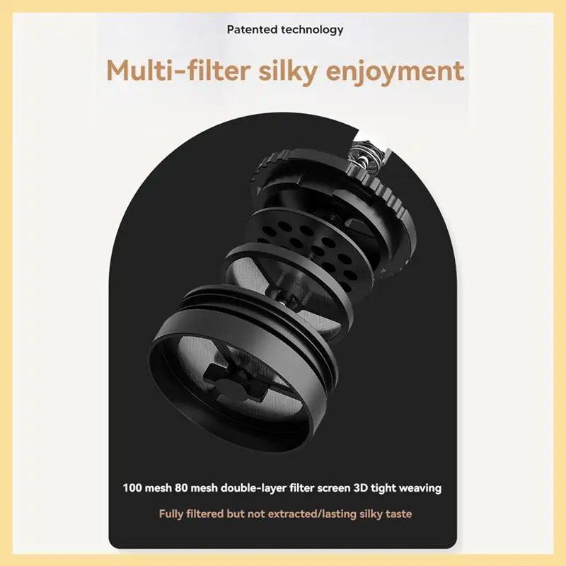 Portable French Press Coffee Maker Double Walled Stainles Steel Vacuum Insulated Coffee Maker And Tea Maker 320ML C
Portable French Press Coffee Maker Double Walled Stainles Steel Vacuum Insulated Coffee Maker And Tea Maker 320ML C
