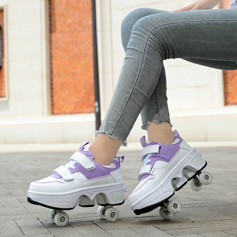 Children Deformation Skate Shoes Roller Skate 4 Wheels Parkour Sports Roller Shoes Girls Boys Roller Skate Unisex Adult Sneakers
Children Deformation Skate Shoes Roller Skate 4 Wheels Parkour Sports Roller Shoes Girls Boys Roller Skate Unisex Adult Sneakers