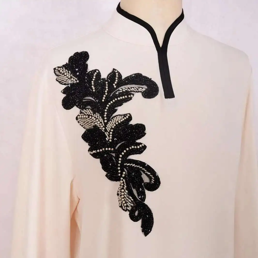 Robe Clothing Factory Muslim Women's Wear New Beaded Dubai Dress Party Festival Dress Abaya
Robe Clothing Factory Muslim Women's Wear New Beaded Dubai Dress Party Festival Dress Abaya