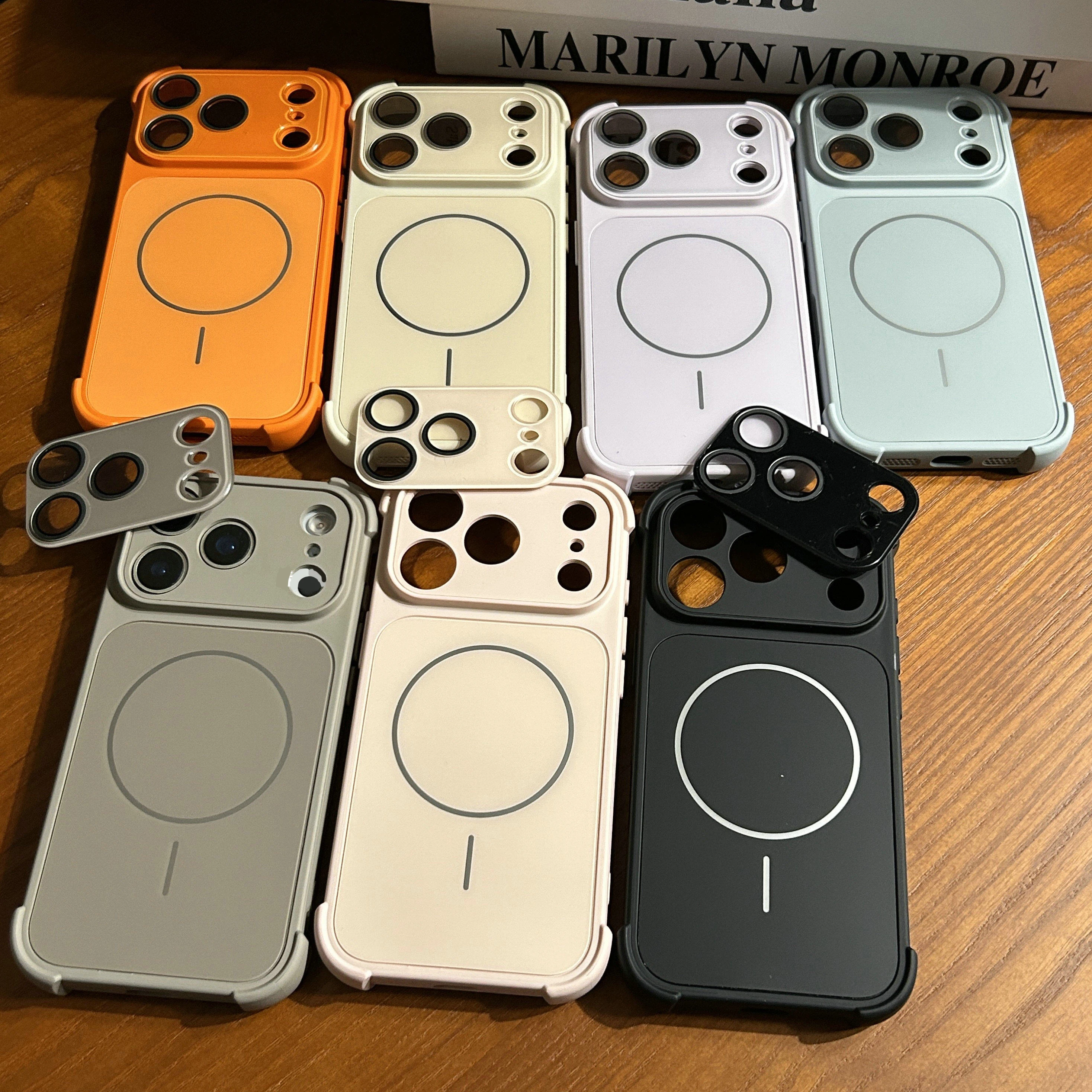 Camera Protection Shockproof Armor Soft Case for IPhone 17 Air 16 15 14 13 12 Pro Max for Magsafe Wireless Charge Magnetic Cover
Camera Protection Shockproof Armor Soft Case for IPhone 17 Air 16 15 14 13 12 Pro Max for Magsafe Wireless Charge Magnetic Cover