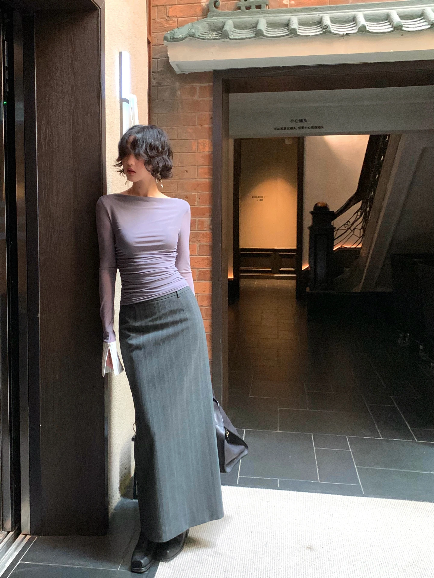 High Waist Long Stripe Wrap around Skirt Women's Hong Kong Style Retro Spring New High Elasticity Polyester Fiber Casual Skirt
High Waist Long Stripe Wrap around Skirt Women's Hong Kong Style Retro Spring New High Elasticity Polyester Fiber Casual Skirt
