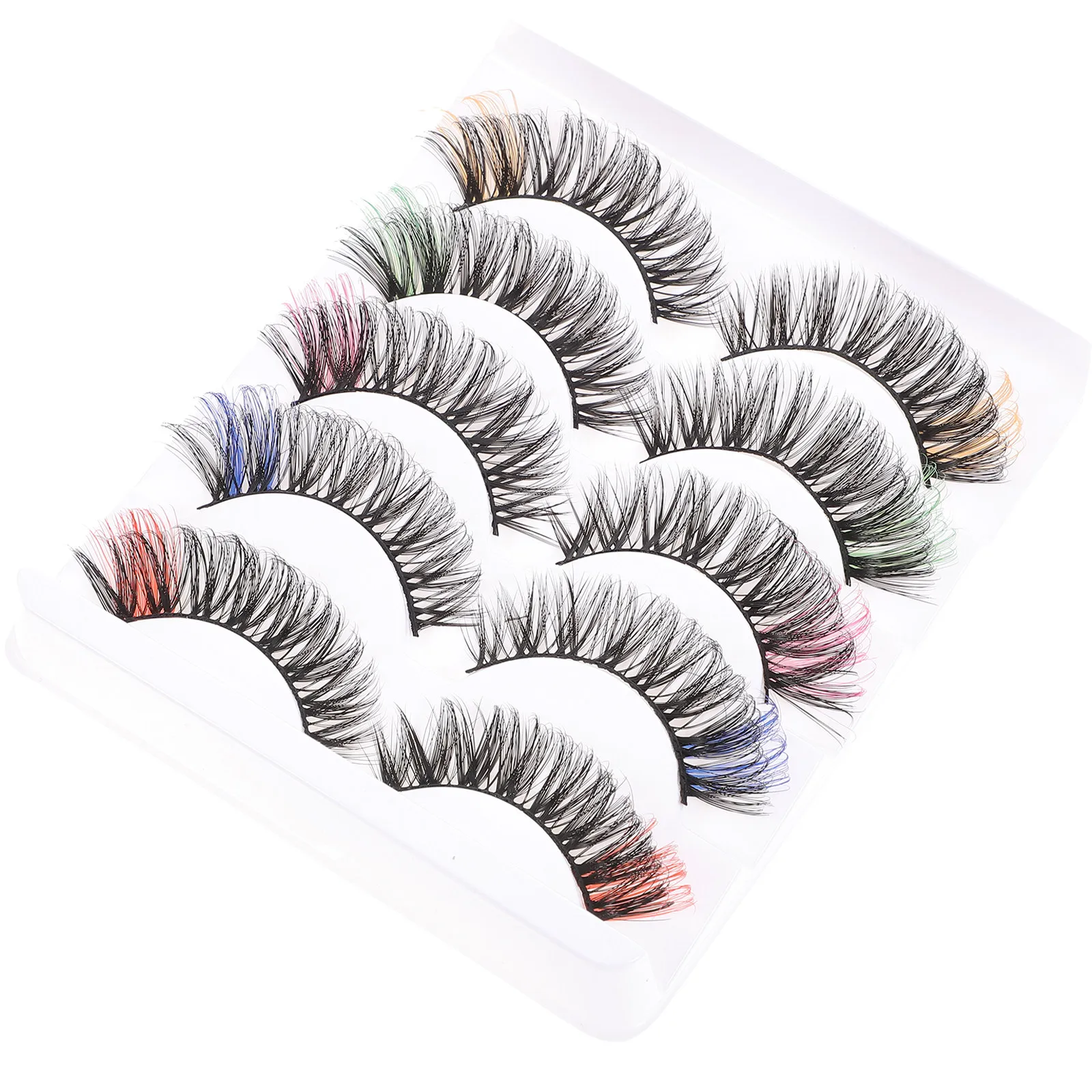 10Pairs Premium Colored Fake Eyelashes Set Lightweight Soft Comfortable Band for Daily Party Cosplay Halloween Christmas Makeup
10Pairs Premium Colored Fake Eyelashes Set Lightweight Soft Comfortable Band for Daily Party Cosplay Halloween Christmas Makeup