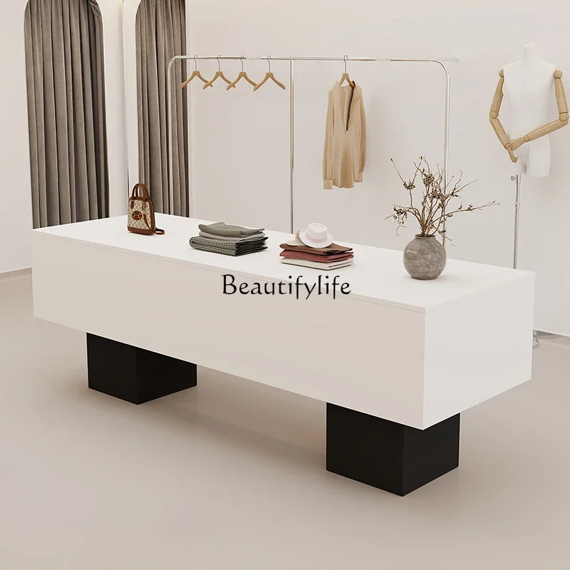 09 Style Clothing Store Table Women's Clothing Store Middle Water Table Simple Modern Display Table Shoes
09 Style Clothing Store Table Women's Clothing Store Middle Water Table Simple Modern Display Table Shoes