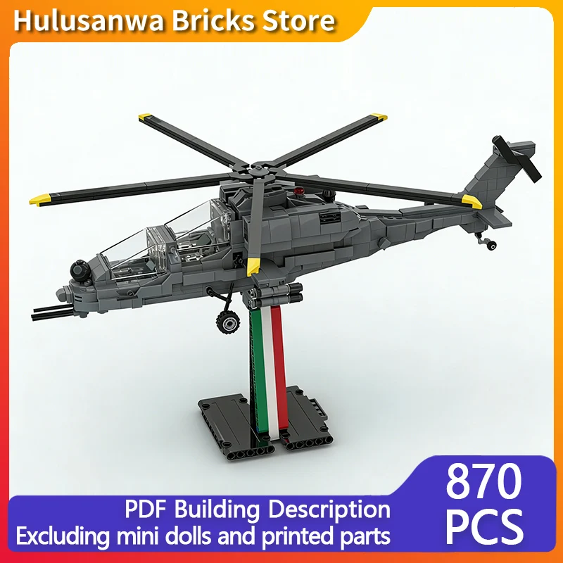 A129 Army Helicopter Model MOC Building Bricks War Equipment Modular Technology Gifts Holiday Assemble Children Toys Suit
A129 Army Helicopter Model MOC Building Bricks War Equipment Modular Technology Gifts Holiday Assemble Children Toys Suit