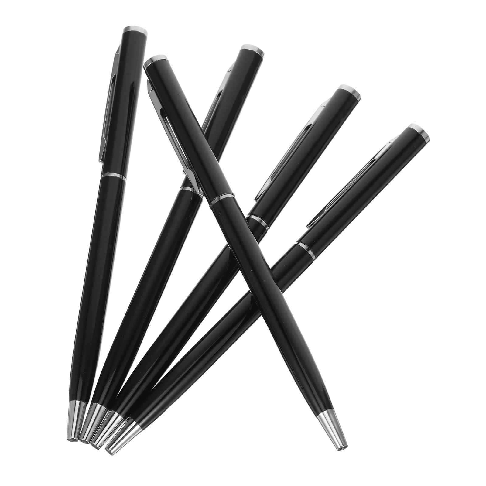 5Pcs Metal Business Ballpoint Pen 360degree Rotation Comfort Grip Smooth Ink Flow Professional Signing Meeting Notetaking 
5Pcs Metal Business Ballpoint Pen 360degree Rotation Comfort Grip Smooth Ink Flow Professional Signing Meeting Notetaking