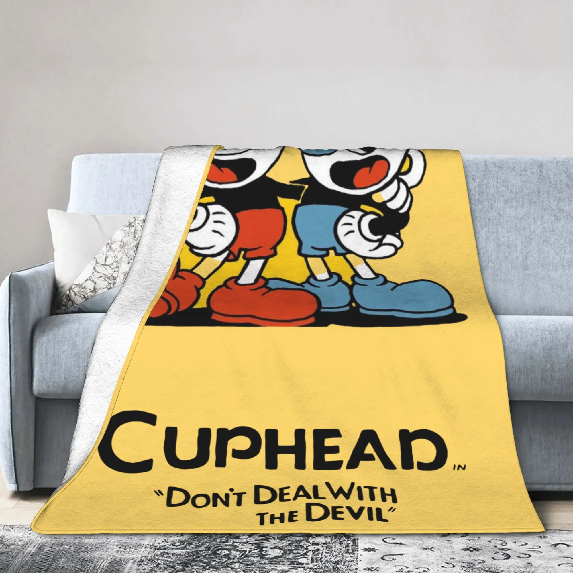 CUPHEAD Devil Blankets Coral Fleece Plush Winter Mugman Breathable Lightweight Thin Throw Blankets for Home Car Plush Thin Quilt
CUPHEAD Devil Blankets Coral Fleece Plush Winter Mugman Breathable Lightweight Thin Throw Blankets for Home Car Plush Thin Quilt