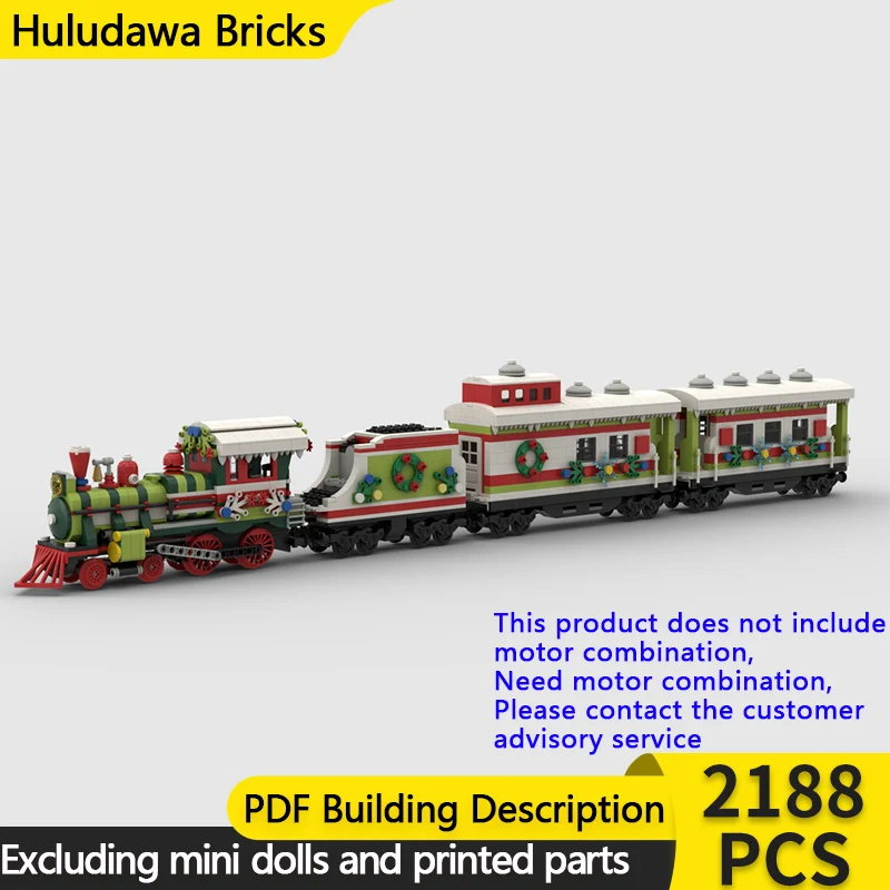 City Car Model MOC Building Bricks Railway The Christmas Locomotive Modular Technology Gifts Holiday Assemble Children Toys Suit
City Car Model MOC Building Bricks Railway The Christmas Locomotive Modular Technology Gifts Holiday Assemble Children Toys Suit