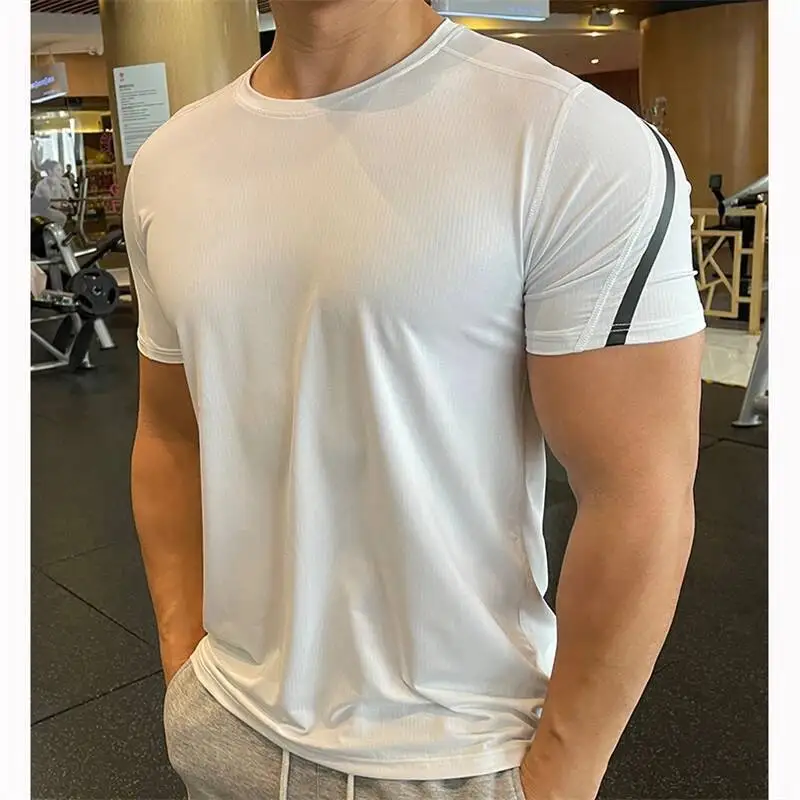 Men S Sport T Shirts Fiess Running Short Sleeve Tops Shaper Compression Tshirt Male Summer Jogging Tees Training Gym Clothing
Men S Sport T Shirts Fiess Running Short Sleeve Tops Shaper Compression Tshirt Male Summer Jogging Tees Training Gym Clothing