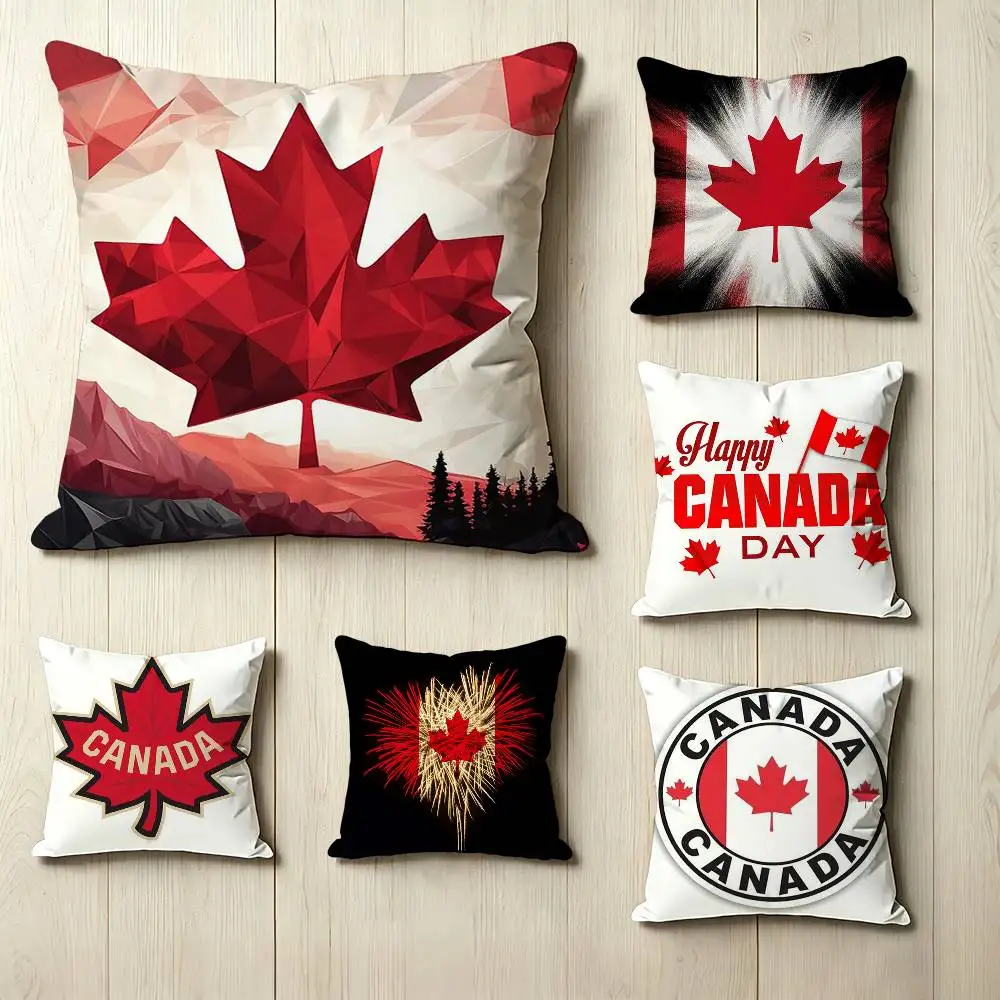 Cool Flag of C-Canada Square Double-Sided printed Pillow Case Bedroom Bedside Pillow Sofa Cushion Cover
Cool Flag of C-Canada Square Double-Sided printed Pillow Case Bedroom Bedside Pillow Sofa Cushion Cover