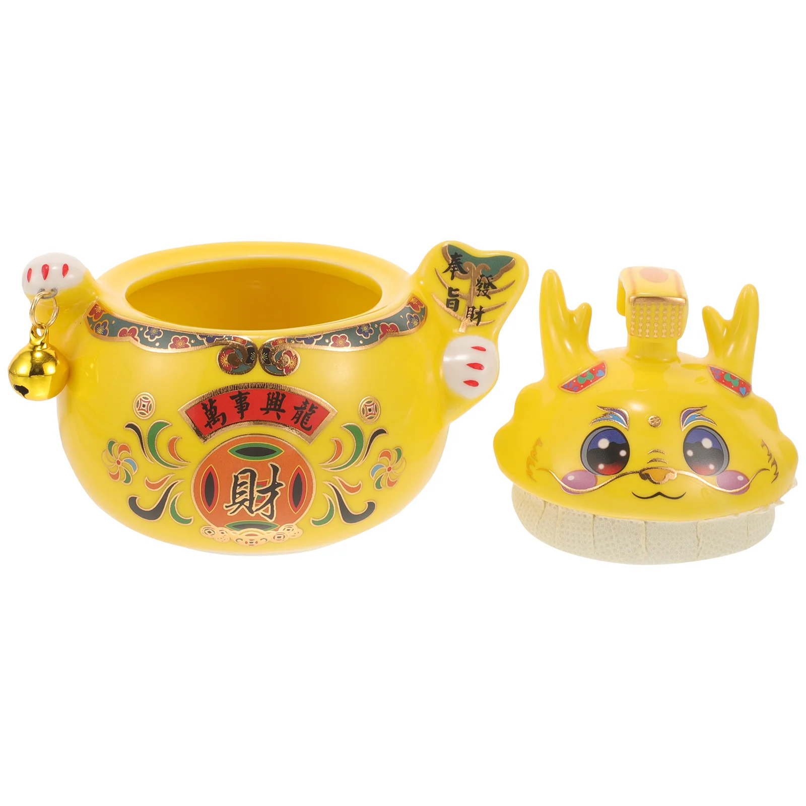 Trinket Year of The Dragon Ceramic Ornaments Food Containers Jar Coffee Can Yellow Ceramics
Trinket Year of The Dragon Ceramic Ornaments Food Containers Jar Coffee Can Yellow Ceramics