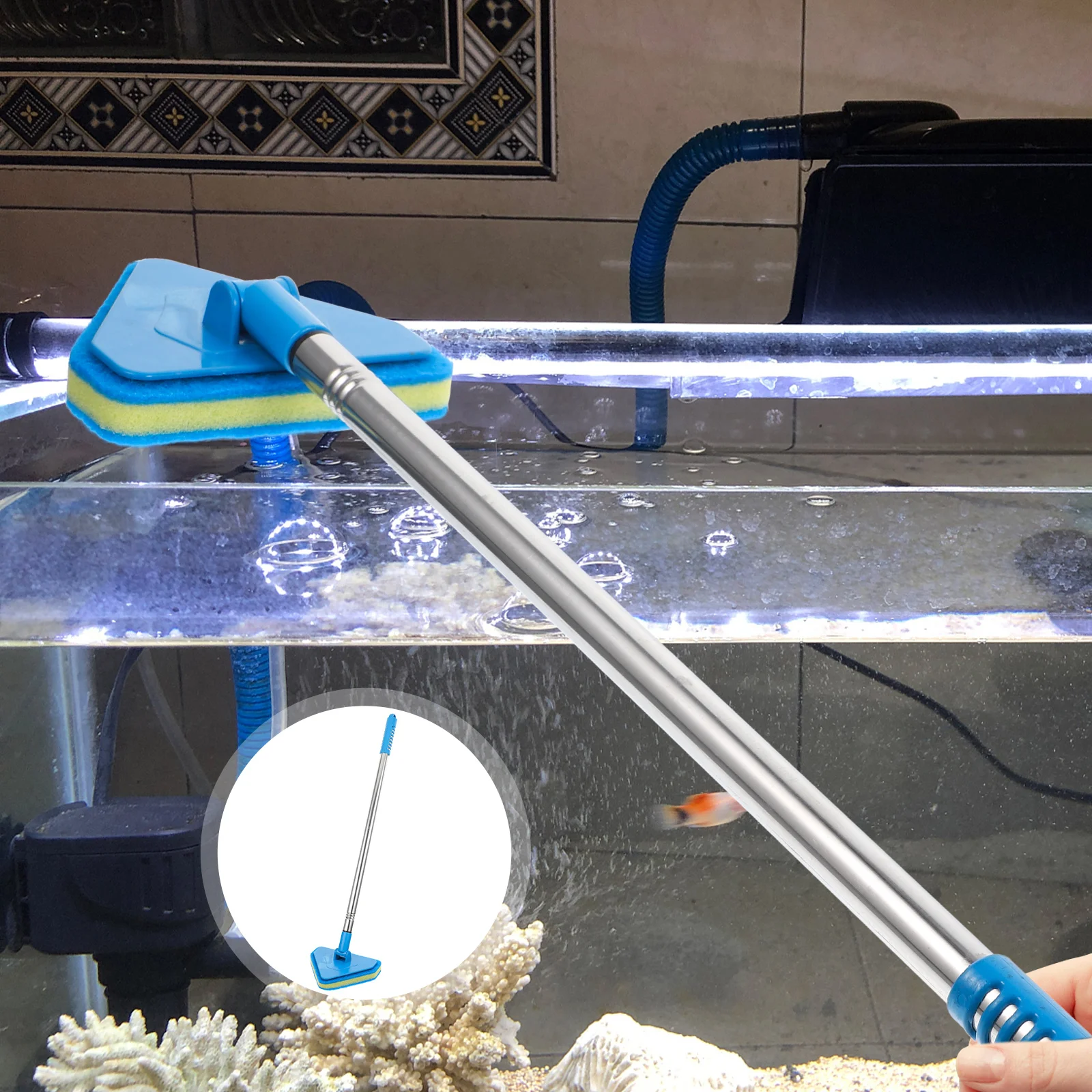 Sponge Cleaner Bracket Cleaning Brush Triangle Scrubber Aquarium Fish Tank Green
Sponge Cleaner Bracket Cleaning Brush Triangle Scrubber Aquarium Fish Tank Green