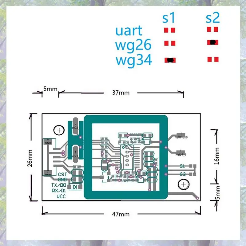 T82C Hot Sale-2X Double Frequency 125Khz 13.56Mhz RFID Card Reader Module Wiegand Uart TTL
T82C Hot Sale-2X Double Frequency 125Khz 13.56Mhz RFID Card Reader Module Wiegand Uart TTL