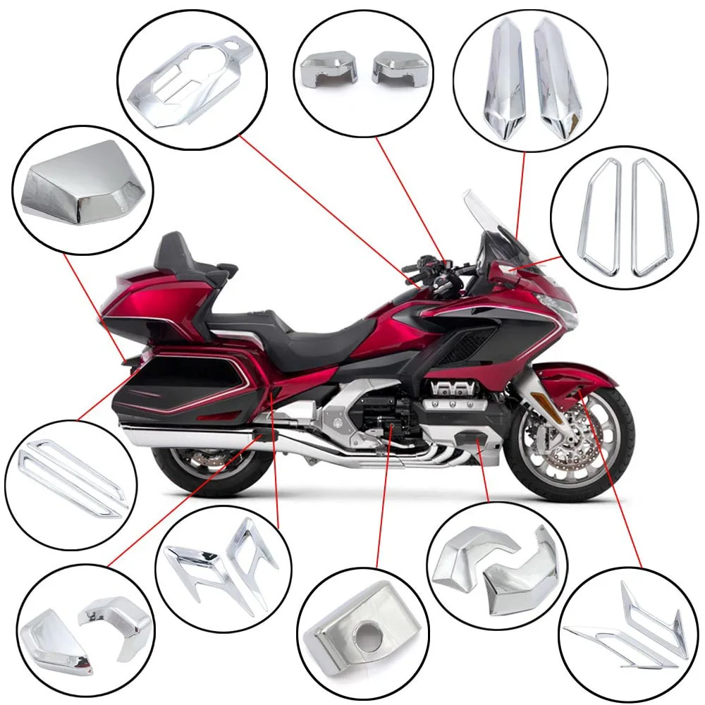 For Honda Goldwing GL1800 Motorcycle Front Rear Engine Chrome Decoration Cover Accessories Gold Wing GL 1800
For Honda Goldwing GL1800 Motorcycle Front Rear Engine Chrome Decoration Cover Accessories Gold Wing GL 1800