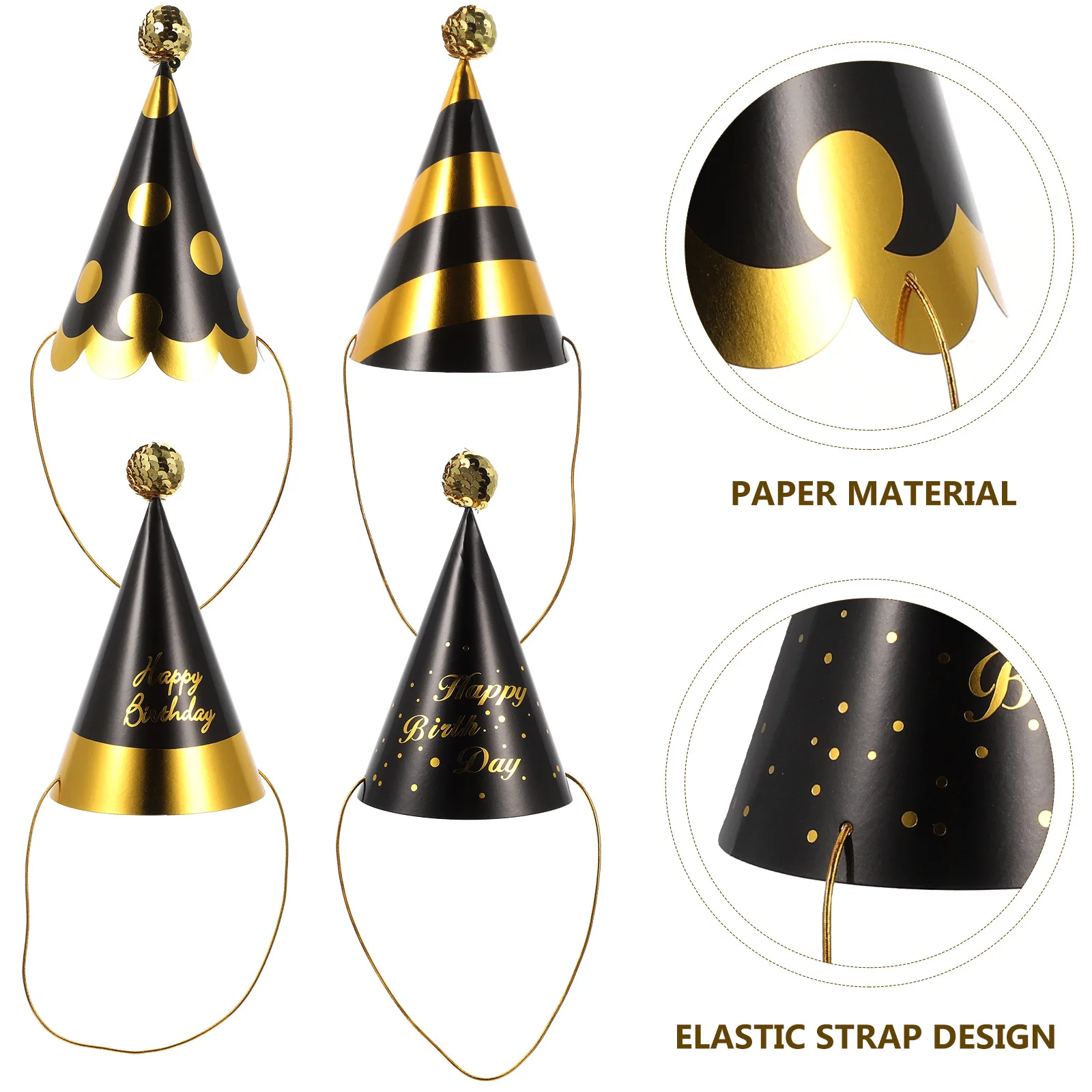 8Pcs Decorative Hats Paper Party Hat for Birthday Celebration Fashionable Cone Hats Unique Party Favors Supplies
8Pcs Decorative Hats Paper Party Hat for Birthday Celebration Fashionable Cone Hats Unique Party Favors Supplies