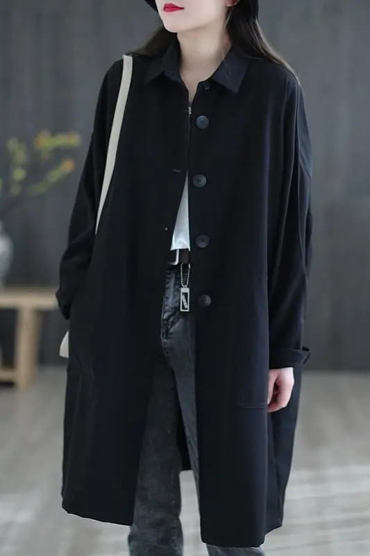Trench Coat Women 2025 Windbreaker Stretchy Blended Manteauching Midi-Length Burgundy Texture Cover-Up Double-Layer Slant
Trench Coat Women 2025 Windbreaker Stretchy Blended Manteauching Midi-Length Burgundy Texture Cover-Up Double-Layer Slant